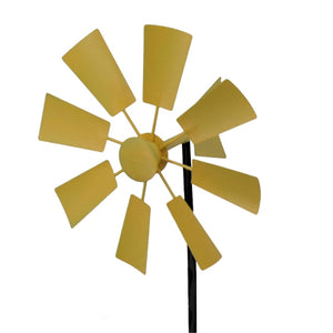 Open image in slideshow, Garden Pinwheels Iron Multi-Color Wind Spinner Windmill
