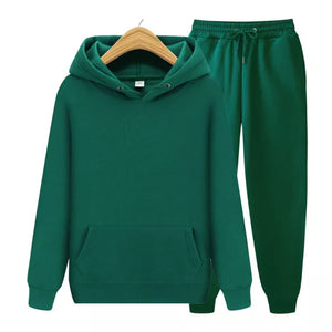 Open image in slideshow, Men Hooded Sweatshirt Sweatpants Fashion Pullover Hoody
