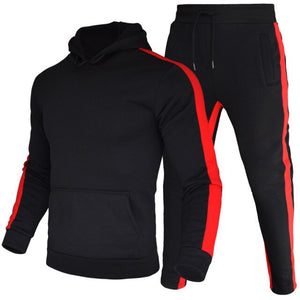 Open image in slideshow, Men Sports Set Fleece Sweater Sweater Pants 2 Sportswear
